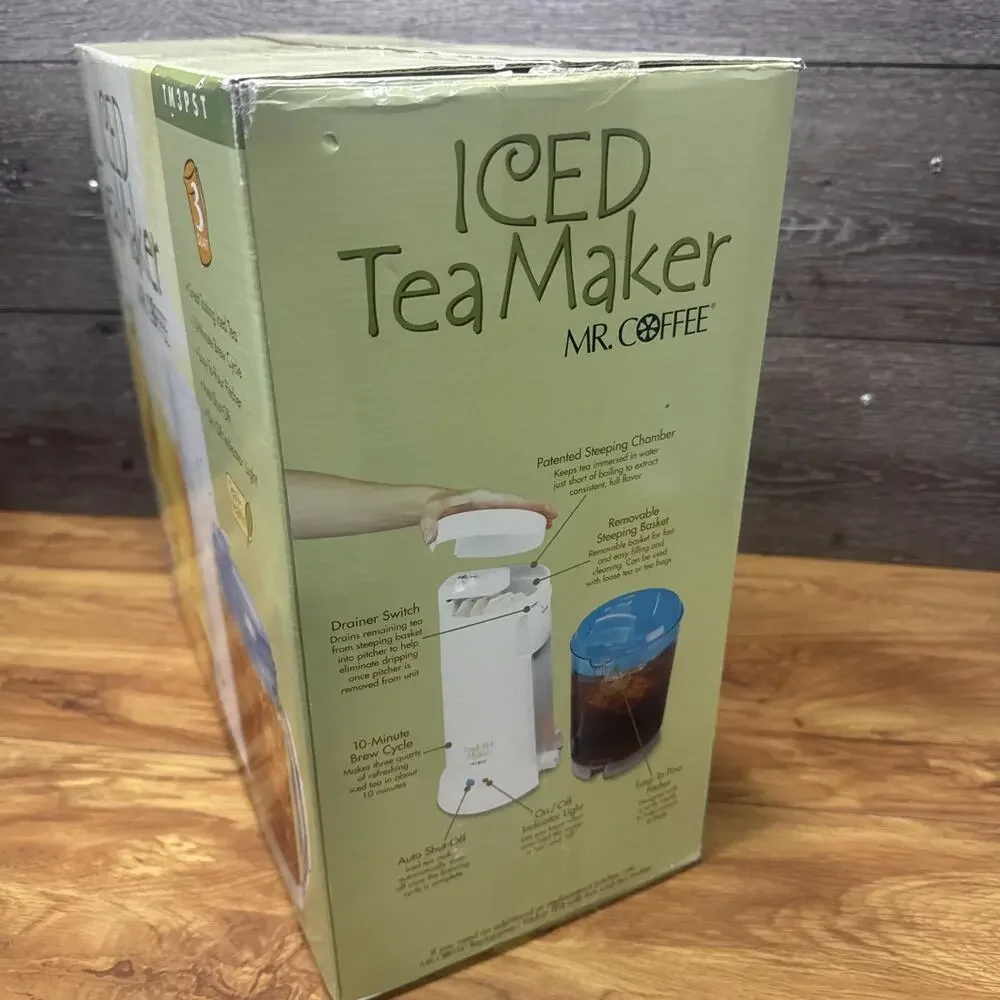 Mr. Coffee Iced Tea Maker TM3PT 3 Quart With Extra Pitcher~New Sealed
